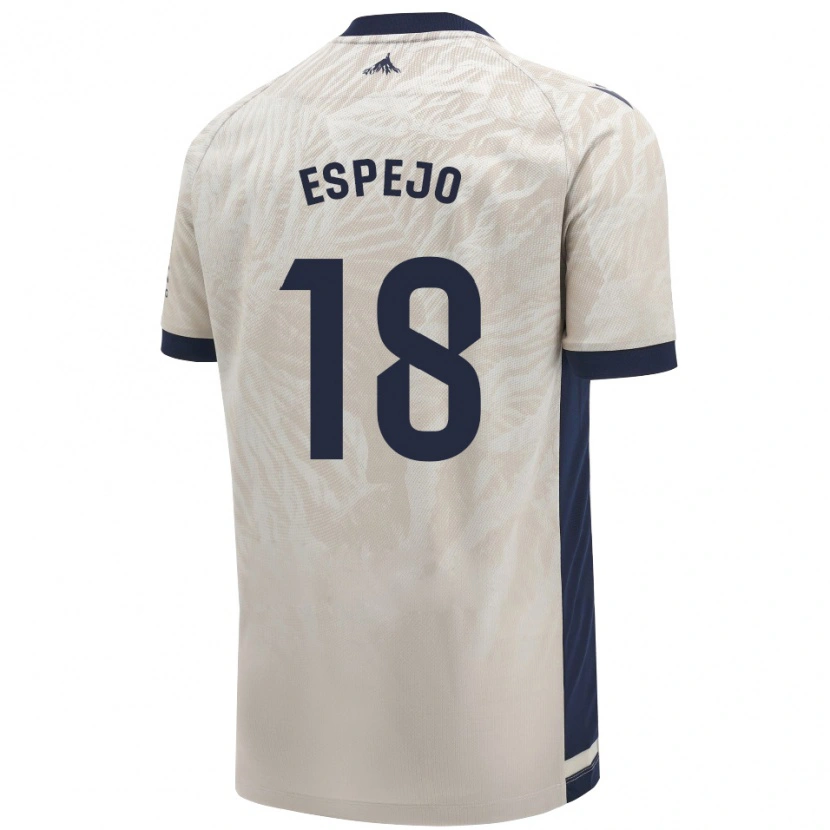 Danxen Niño Camiseta Diego Espejo #18 Gris Claro 2ª Equipación 2024/25 La Camisa México