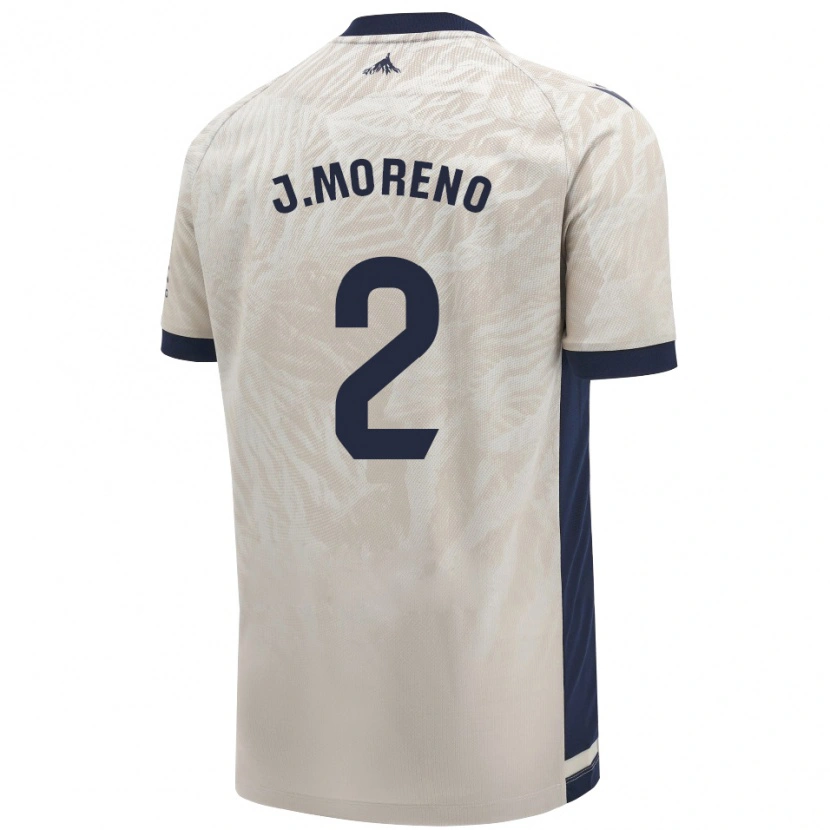 Danxen Niño Camiseta Jorge Moreno #2 Gris Claro 2ª Equipación 2024/25 La Camisa México