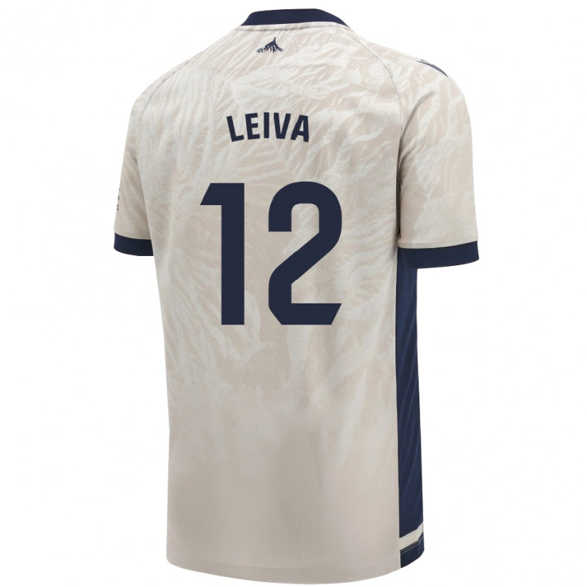 Danxen Niño Camiseta Álvaro Leiva #12 Gris Claro 2ª Equipación 2024/25 La Camisa México