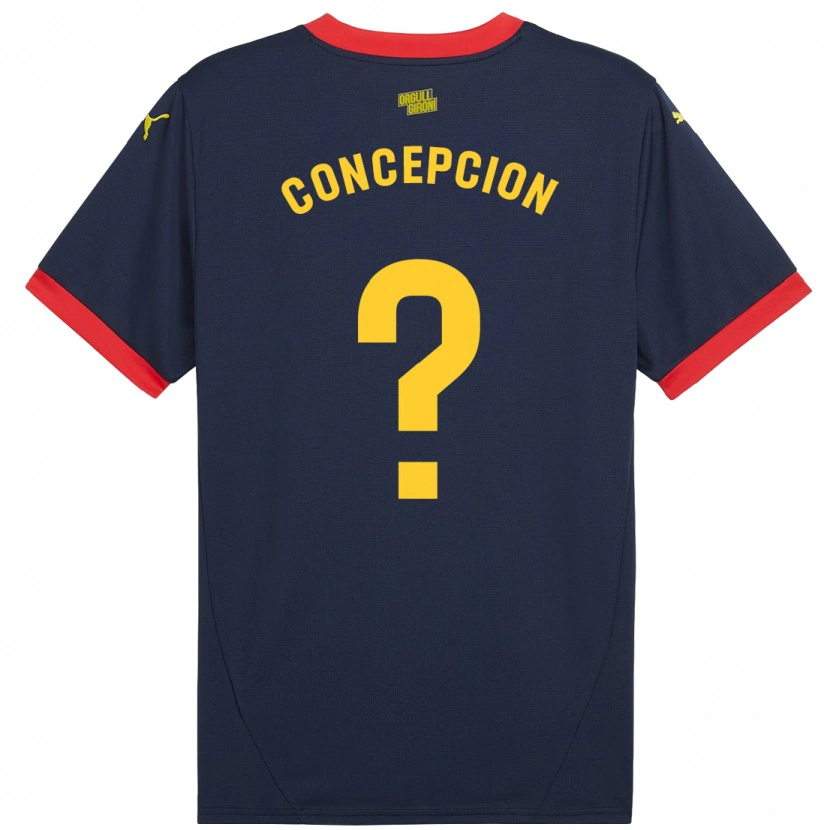 Danxen Niño Camiseta Elian Concepción #0 Azul Marino Rojo 2ª Equipación 2024/25 La Camisa México