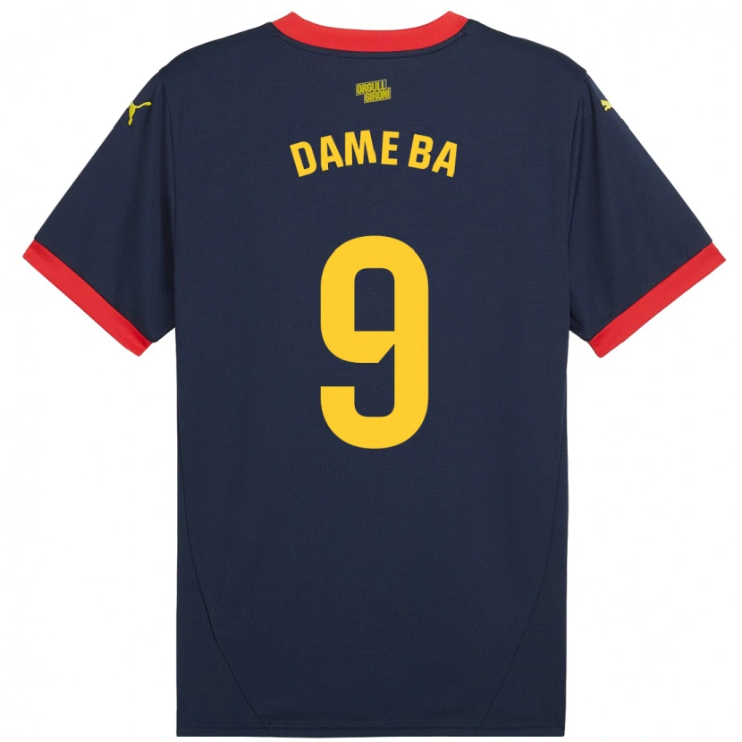 Danxen Niño Camiseta Papa Dame Ba #9 Azul Marino Rojo 2ª Equipación 2024/25 La Camisa México