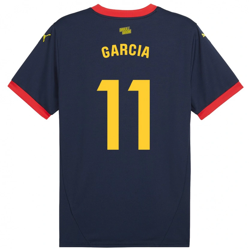 Danxen Niño Camiseta Jastin García #11 Azul Marino Rojo 2ª Equipación 2024/25 La Camisa México