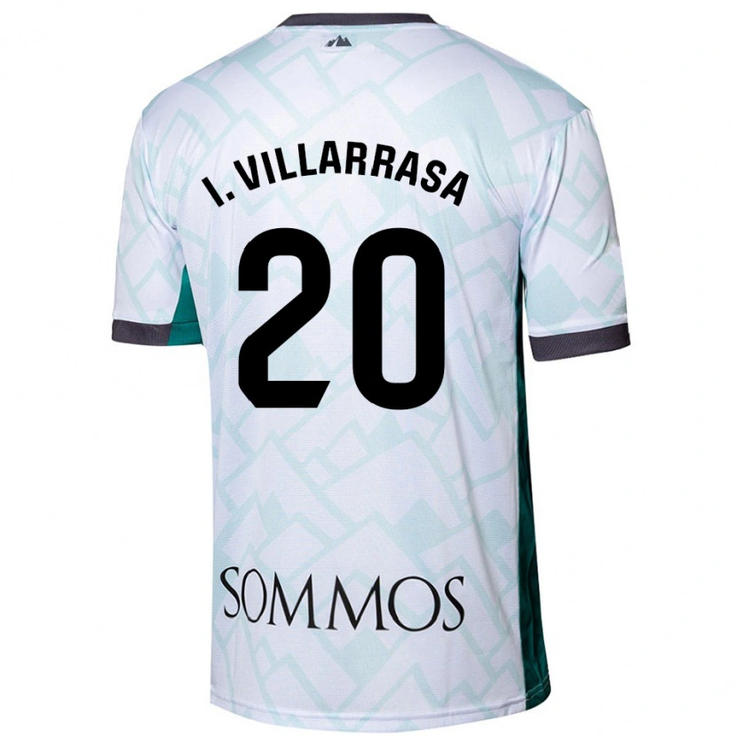 Danxen Niño Camiseta Ignasi Vilarrasa #20 Blanco Verde 2ª Equipación 2024/25 La Camisa México