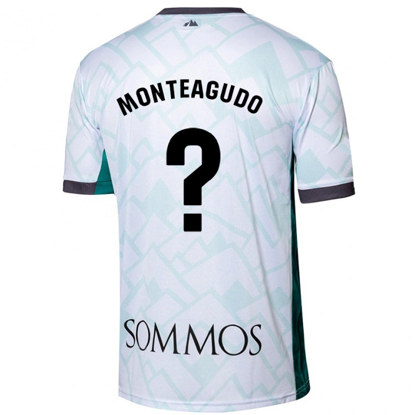Danxen Niño Camiseta Miguel Monteagudo #0 Blanco Verde 2ª Equipación 2024/25 La Camisa México
