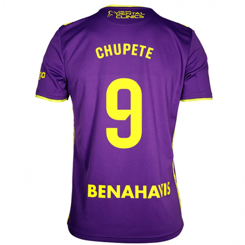 Danxen Niño Camiseta Chupete #9 Púrpura Amarillo 2ª Equipación 2024/25 La Camisa México