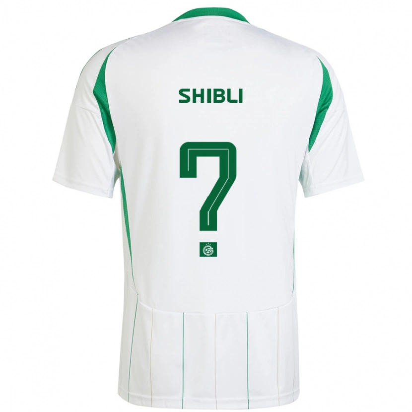 Danxen Niño Camiseta Jad Shibli #0 Blanco Verde 2ª Equipación 2024/25 La Camisa México