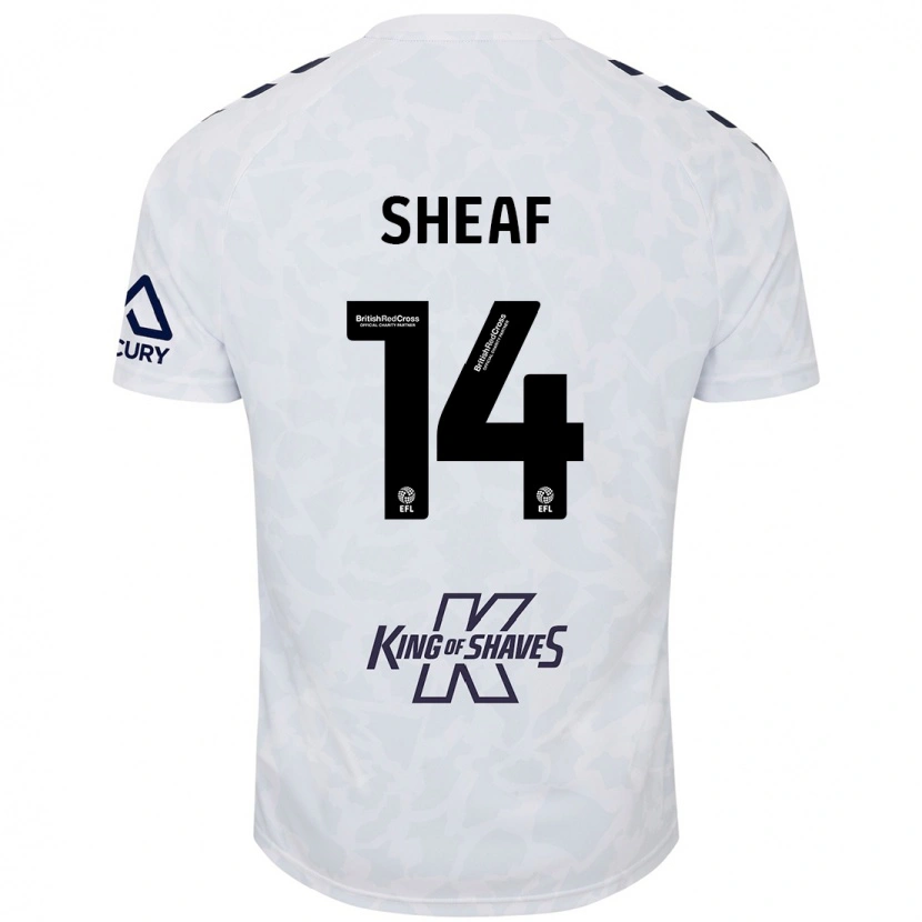 Danxen Niño Camiseta Ben Sheaf #14 Blanco 2ª Equipación 2024/25 La Camisa México