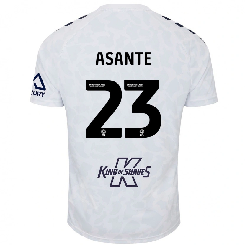 Danxen Niño Camiseta Brandon Thomas-Asante #23 Blanco 2ª Equipación 2024/25 La Camisa México