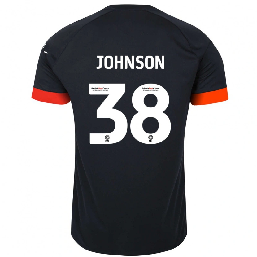 Danxen Niño Camiseta Joe Johnson #38 Negro Naranja 2ª Equipación 2024/25 La Camisa México