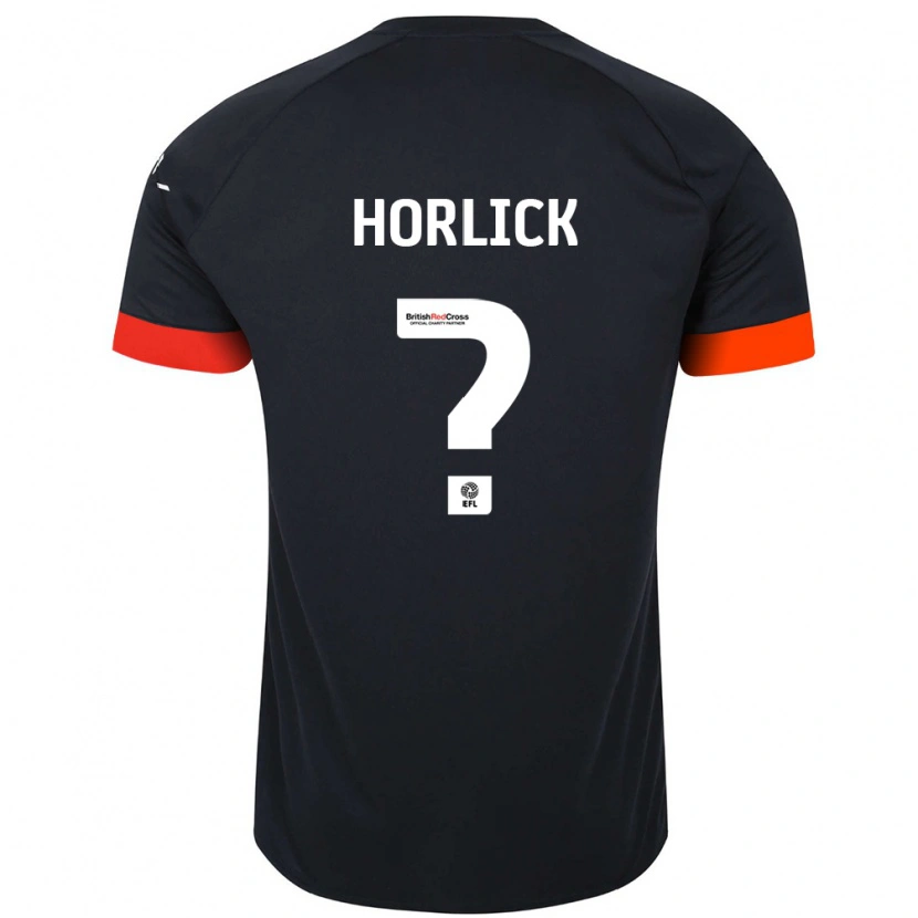 Danxen Niño Camiseta Jameson Horlick #0 Negro Naranja 2ª Equipación 2024/25 La Camisa México