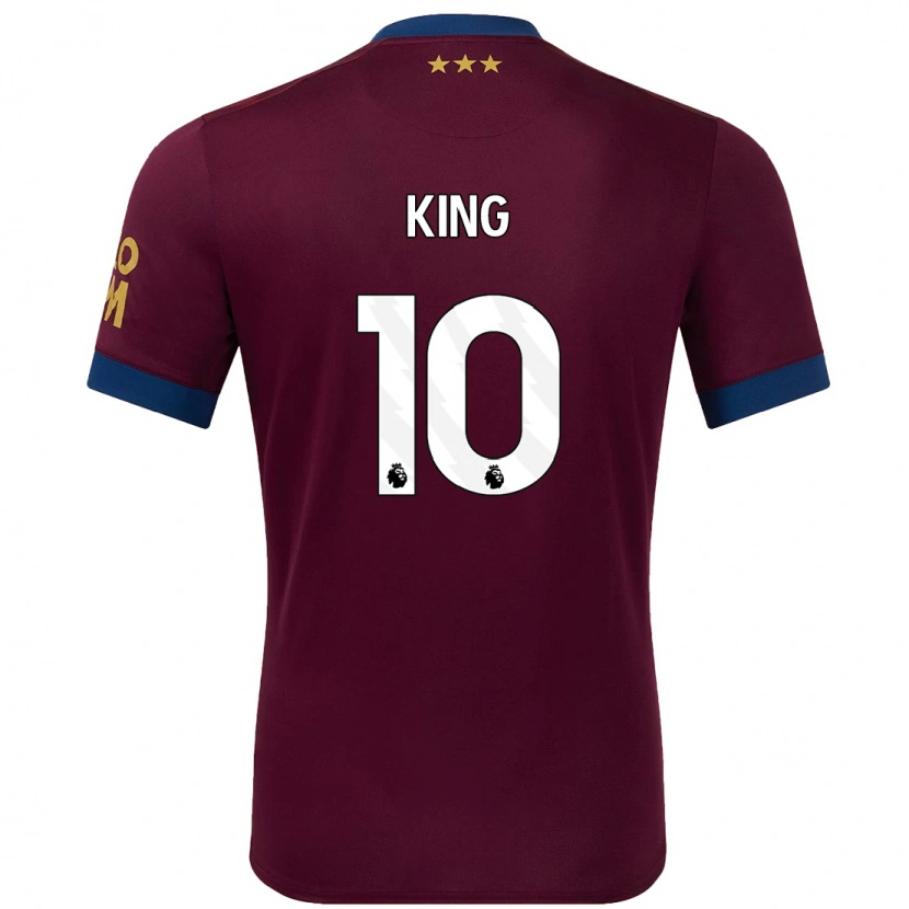 Danxen Niño Camiseta Eloise King #10 Marrón 2ª Equipación 2024/25 La Camisa México