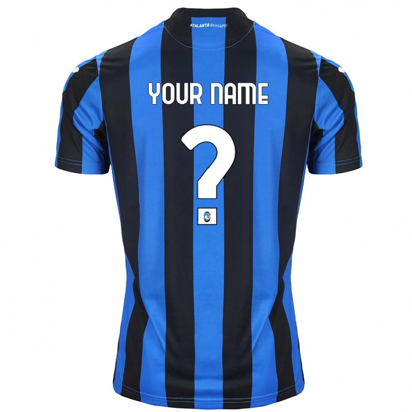Danxen Hombre Camiseta Su Nombre #0 Azul Negro 1ª Equipación 2024/25 La Camisa México