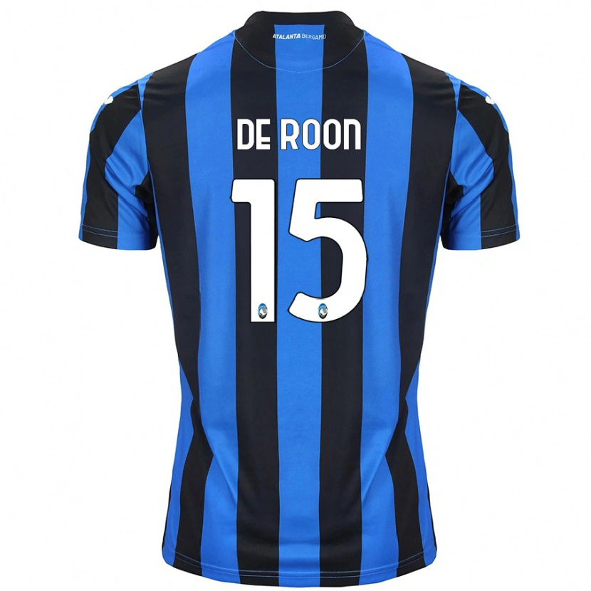 Danxen Hombre Camiseta Marten De Roon #15 Azul Negro 1ª Equipación 2024/25 La Camisa México