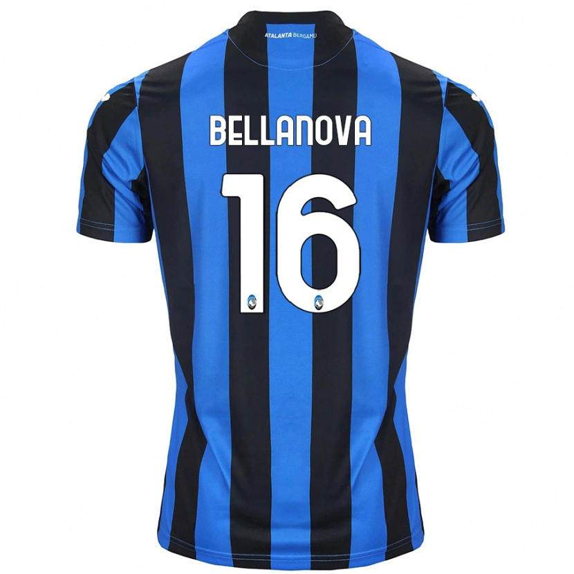 Danxen Hombre Camiseta Raoul Bellanova #16 Azul Negro 1ª Equipación 2024/25 La Camisa México