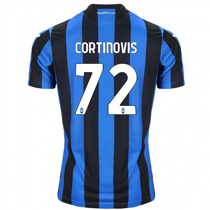 Danxen Hombre Camiseta Alessandro Cortinovis #72 Azul Negro 1ª Equipación 2024/25 La Camisa México
