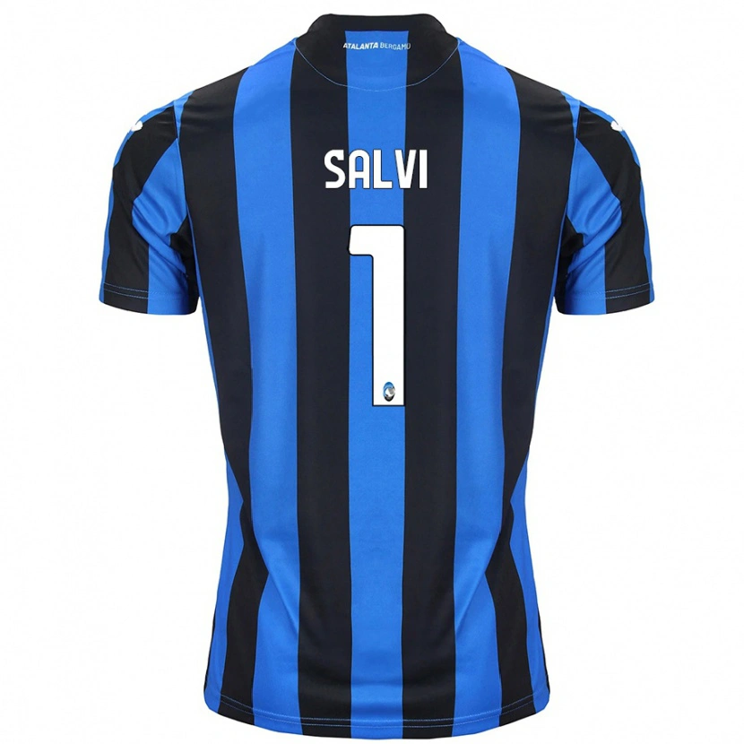 Danxen Hombre Camiseta Margherita Salvi #1 Azul Negro 1ª Equipación 2024/25 La Camisa México