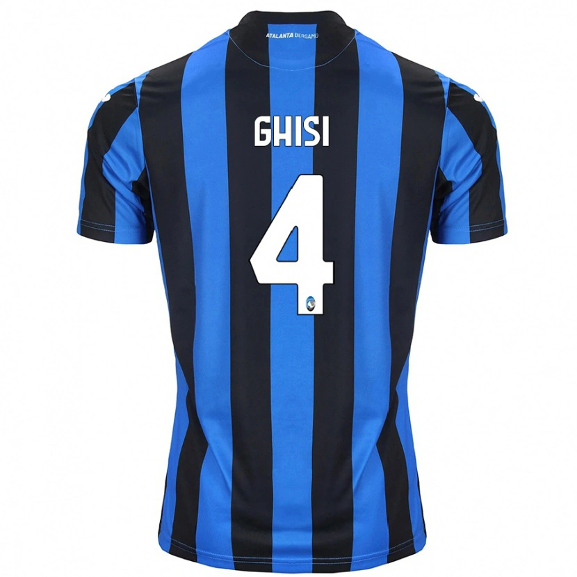 Danxen Hombre Camiseta Laura Ghisi #4 Azul Negro 1ª Equipación 2024/25 La Camisa México
