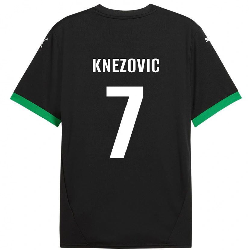 Danxen Hombre Camiseta Borna Knezovic #7 Negro Verde Oscuro 1ª Equipación 2024/25 La Camisa México