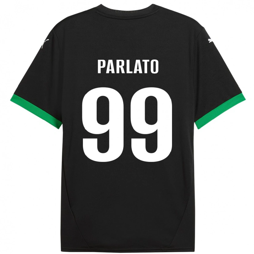 Danxen Hombre Camiseta Claudio Parlato #99 Negro Verde Oscuro 1ª Equipación 2024/25 La Camisa México