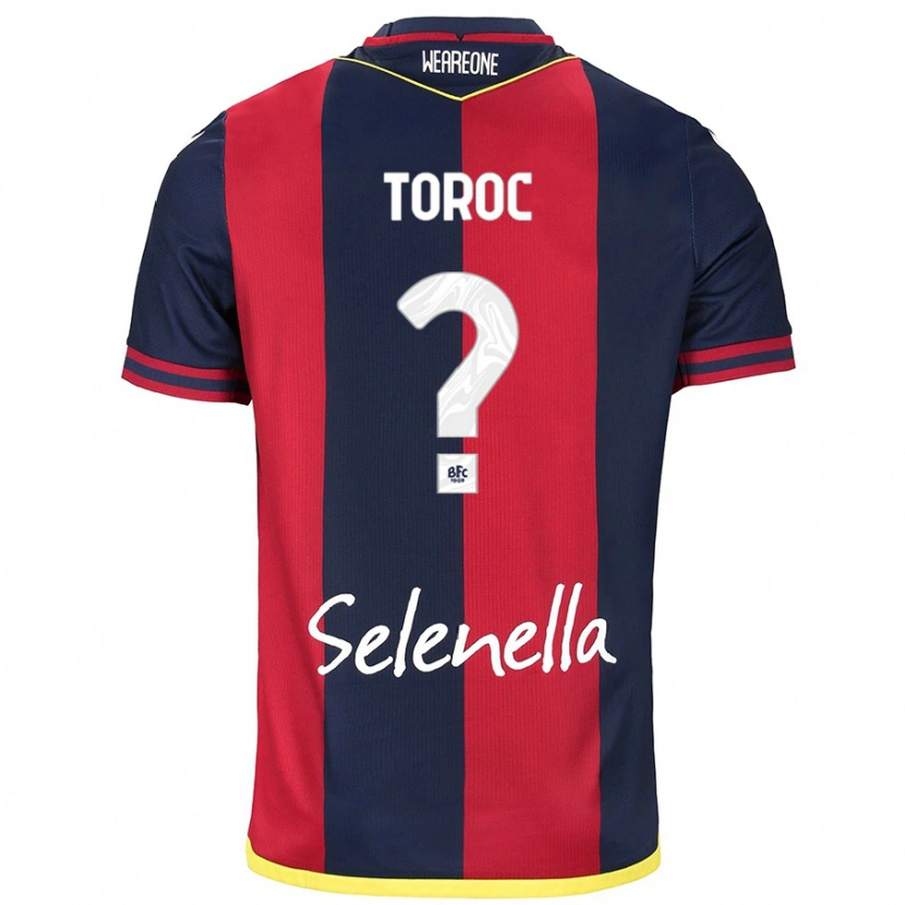 Danxen Hombre Camiseta Andrei Toroc #0 Rojo Azul Real 1ª Equipación 2024/25 La Camisa México