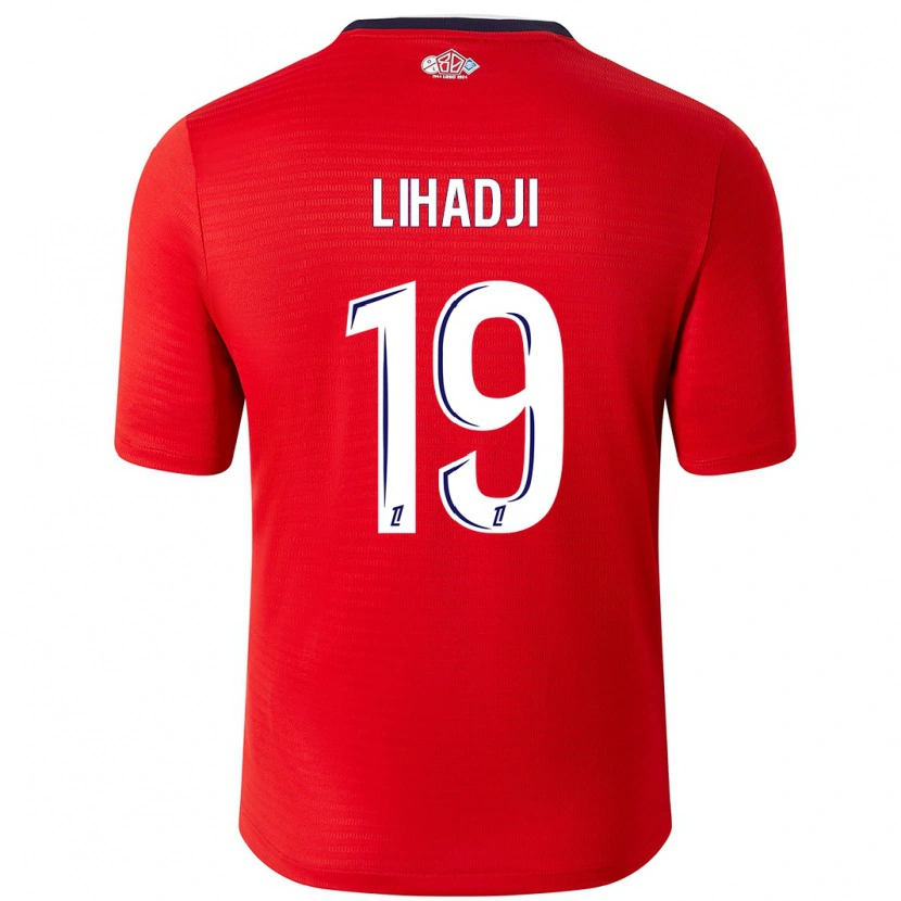 Danxen Hombre Camiseta Isaac Lihadji #19 Rojo Blanco 1ª Equipación 2024/25 La Camisa México