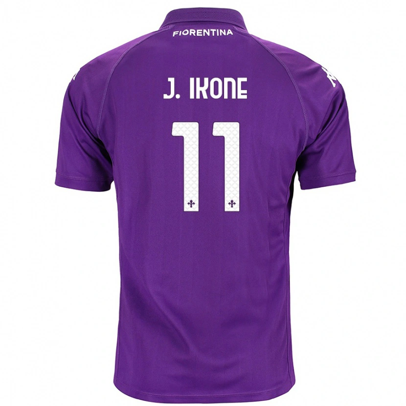 Danxen Hombre Camiseta Jonathan Ikoné #11 Morado 1ª Equipación 2024/25 La Camisa México