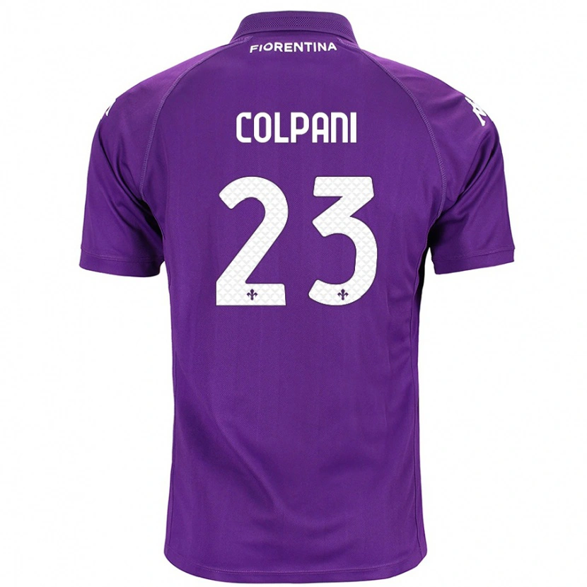 Danxen Hombre Camiseta Andrea Colpani #23 Morado 1ª Equipación 2024/25 La Camisa México