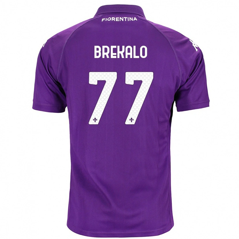 Danxen Hombre Camiseta Josip Brekalo #77 Morado 1ª Equipación 2024/25 La Camisa México