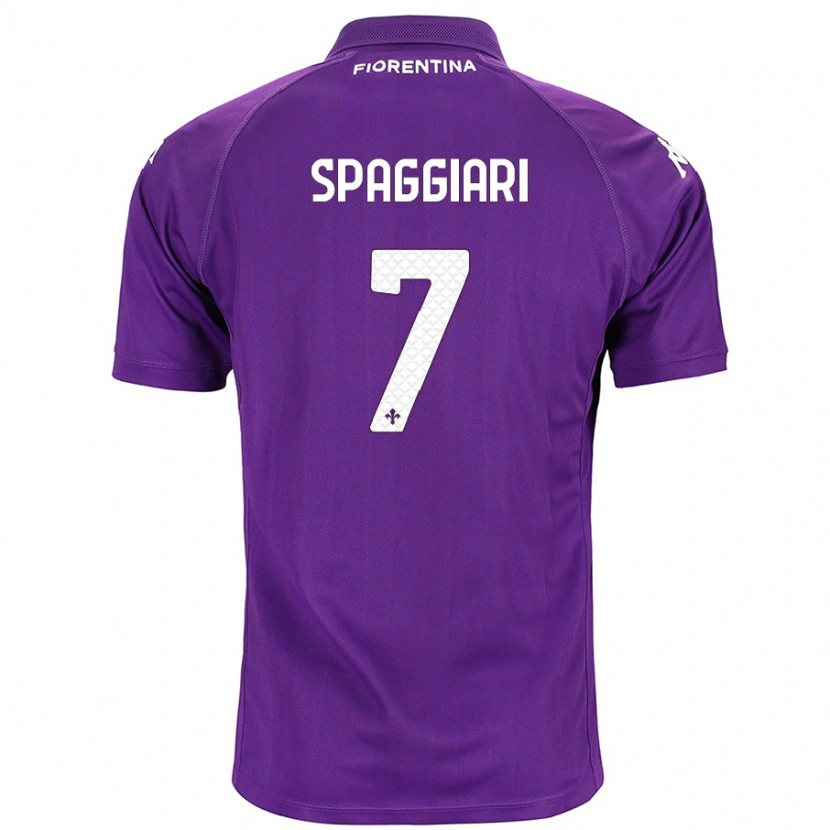Danxen Hombre Camiseta Riccardo Spaggiari #7 Morado 1ª Equipación 2024/25 La Camisa México