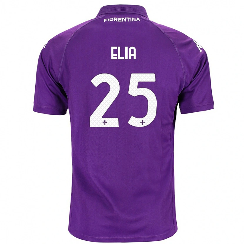Danxen Hombre Camiseta Mirko Elia #25 Morado 1ª Equipación 2024/25 La Camisa México