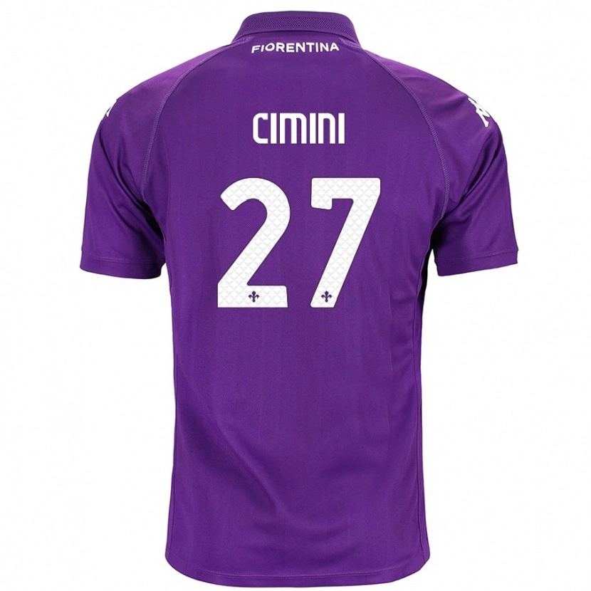 Danxen Hombre Camiseta Linda Tucceri Cimini #27 Morado 1ª Equipación 2024/25 La Camisa México