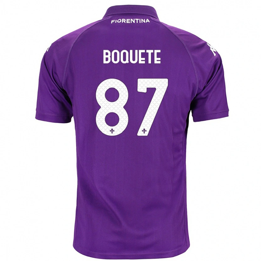 Danxen Hombre Camiseta Verónica Boquete #87 Morado 1ª Equipación 2024/25 La Camisa México