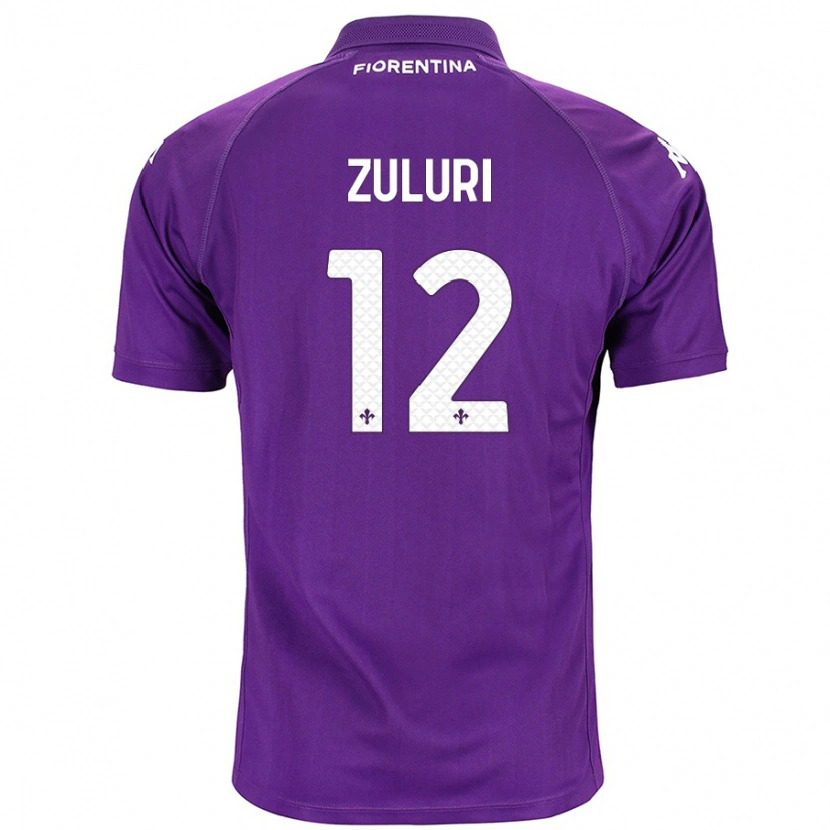 Danxen Hombre Camiseta Athena Zuluri #12 Morado 1ª Equipación 2024/25 La Camisa México