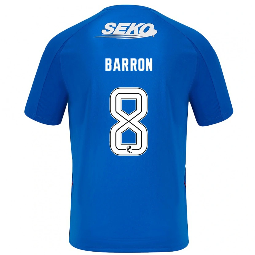 Danxen Hombre Camiseta Connor Barron #8 Azul Oscuro 1ª Equipación 2024/25 La Camisa México