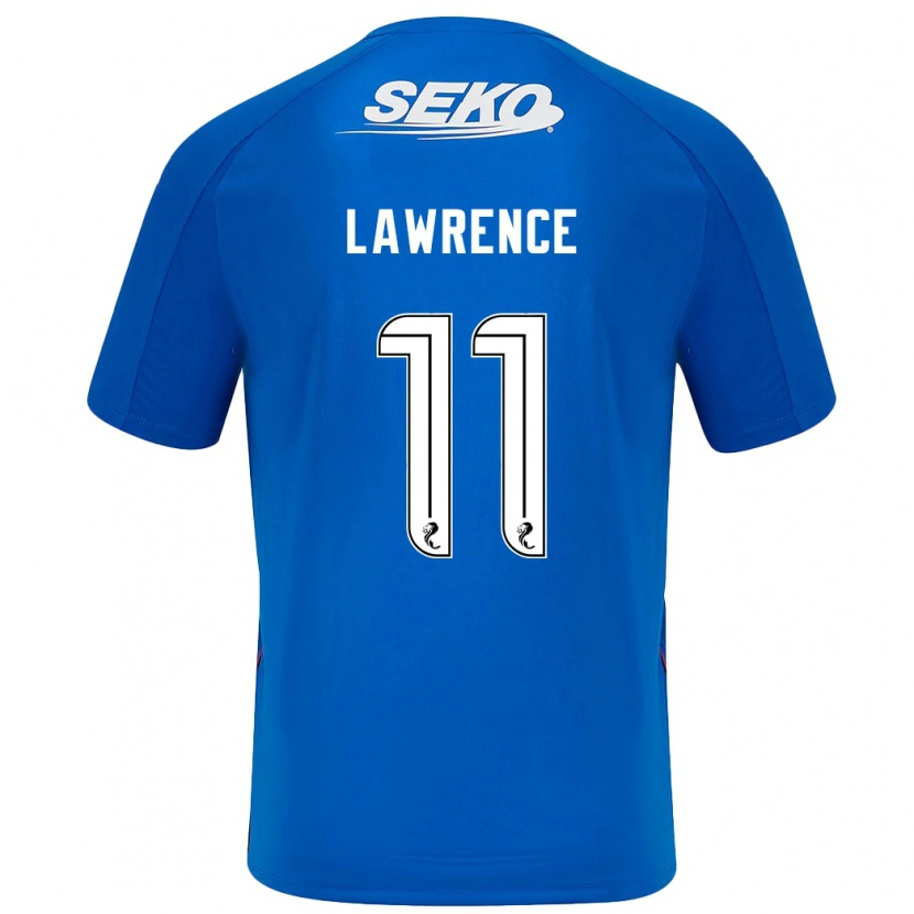 Danxen Hombre Camiseta Tom Lawrence #11 Azul Oscuro 1ª Equipación 2024/25 La Camisa México