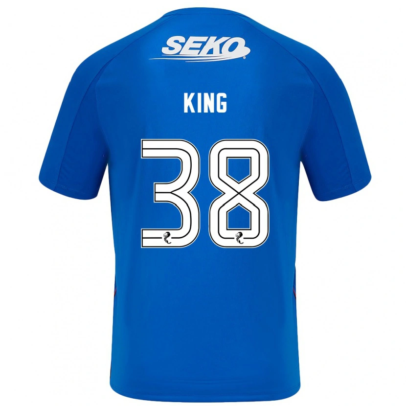 Danxen Hombre Camiseta Leon King #38 Azul Oscuro 1ª Equipación 2024/25 La Camisa México