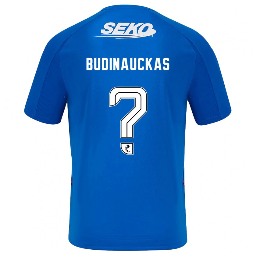 Danxen Hombre Camiseta Lewis Budinauckas #0 Azul Oscuro 1ª Equipación 2024/25 La Camisa México