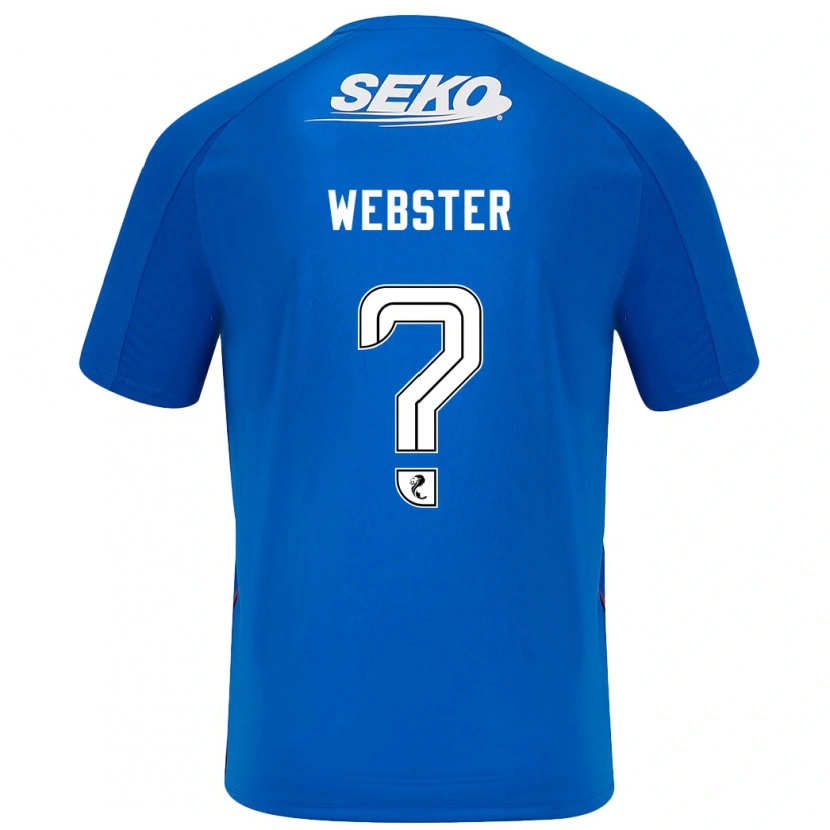 Danxen Hombre Camiseta Kristian Webster #0 Azul Oscuro 1ª Equipación 2024/25 La Camisa México