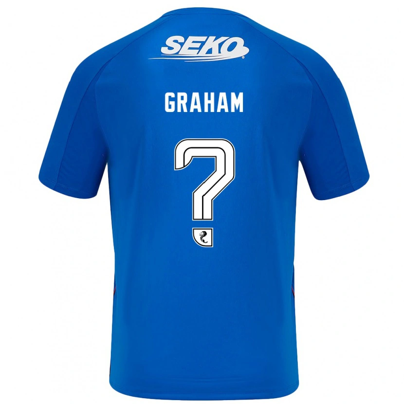 Danxen Hombre Camiseta James Graham #0 Azul Oscuro 1ª Equipación 2024/25 La Camisa México
