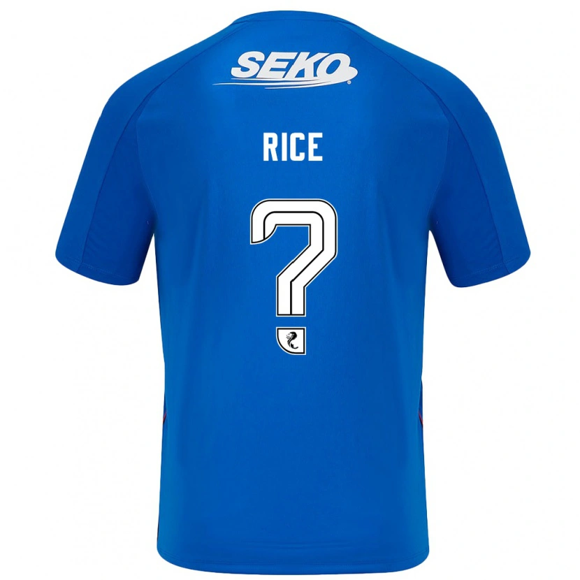 Danxen Hombre Camiseta Bailey Rice #0 Azul Oscuro 1ª Equipación 2024/25 La Camisa México