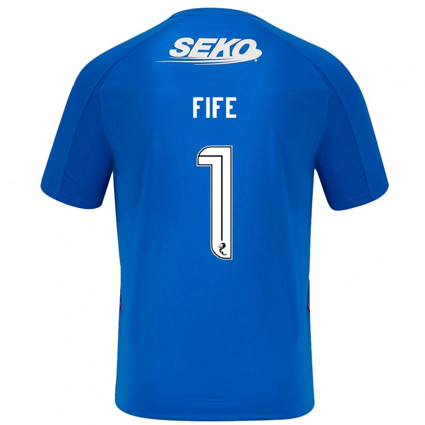 Danxen Hombre Camiseta Jenna Fife #1 Azul Oscuro 1ª Equipación 2024/25 La Camisa México