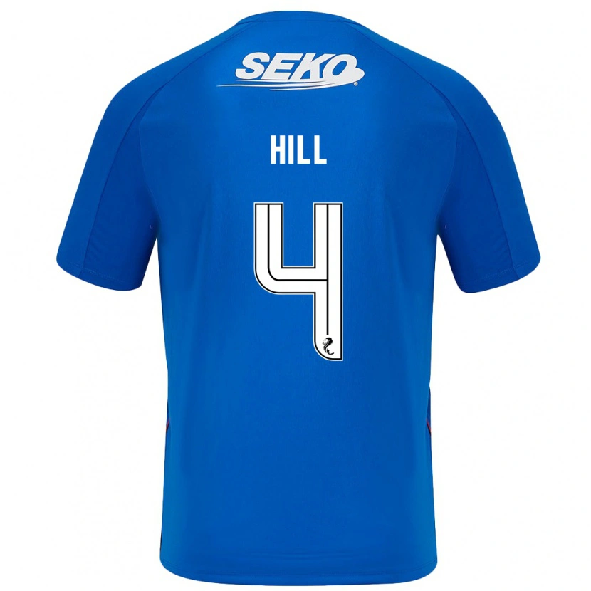 Danxen Hombre Camiseta Kathryn Hill #4 Azul Oscuro 1ª Equipación 2024/25 La Camisa México