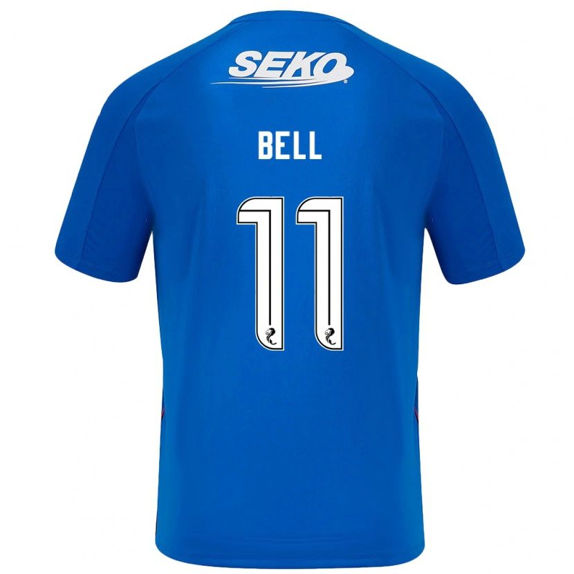 Danxen Hombre Camiseta Megan Bell #11 Azul Oscuro 1ª Equipación 2024/25 La Camisa México