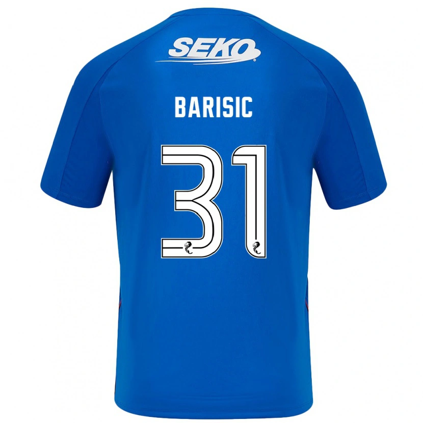 Danxen Hombre Camiseta Borna Barisic #31 Azul Oscuro 1ª Equipación 2024/25 La Camisa México