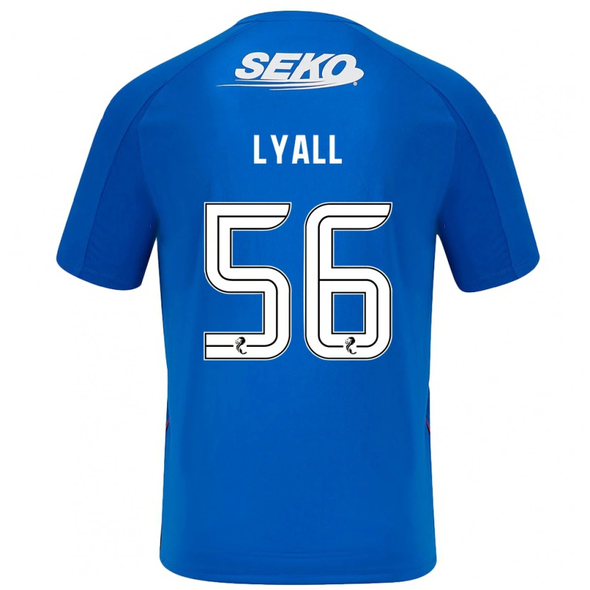 Danxen Hombre Camiseta Arron Lyall #56 Azul Oscuro 1ª Equipación 2024/25 La Camisa México