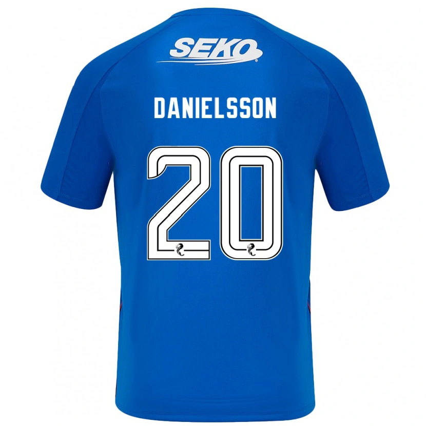Danxen Hombre Camiseta Jenny Julia Danielsson #20 Azul Oscuro 1ª Equipación 2024/25 La Camisa México