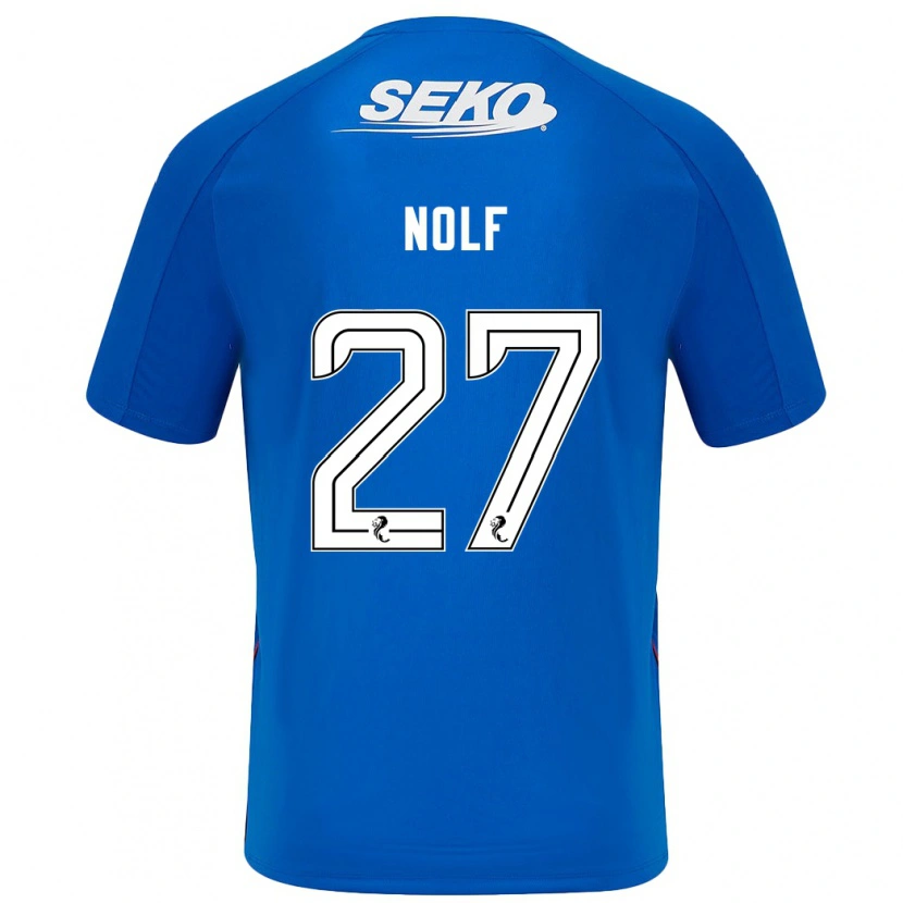 Danxen Hombre Camiseta Madeline Nolf #27 Azul Oscuro 1ª Equipación 2024/25 La Camisa México