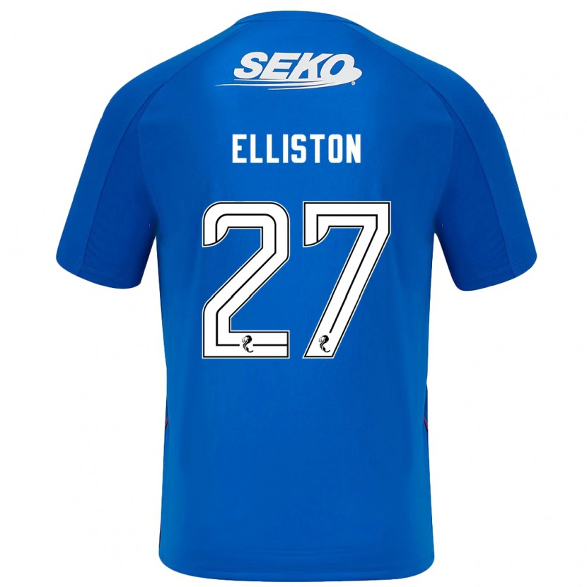 Danxen Hombre Camiseta Maddie Elliston #27 Azul Oscuro 1ª Equipación 2024/25 La Camisa México
