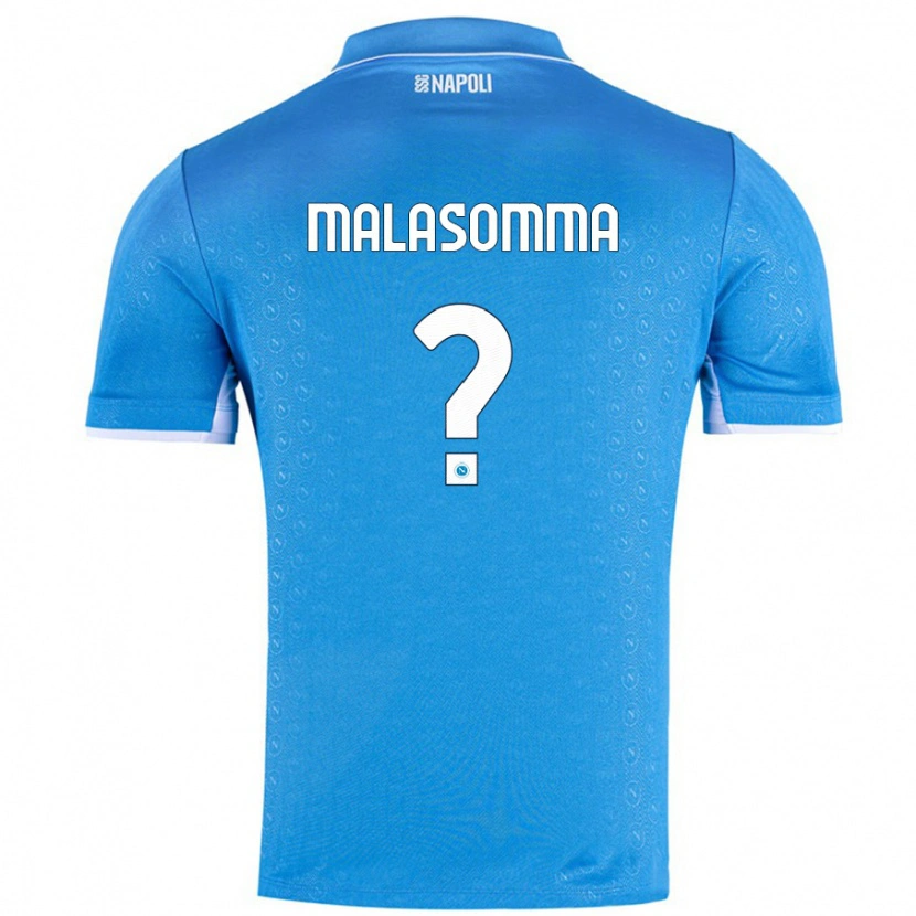 Danxen Hombre Camiseta Matteo Malasomma #0 Azul Cielo 1ª Equipación 2024/25 La Camisa México