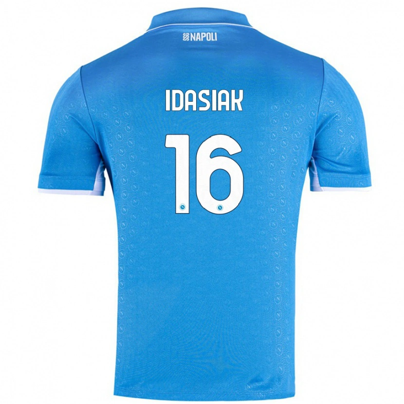 Danxen Hombre Camiseta Hubert Idasiak #16 Azul Cielo 1ª Equipación 2024/25 La Camisa México